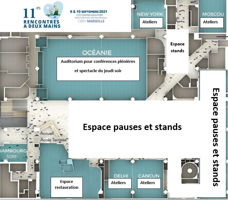 Implantation des espaces pour l'édition 2021 Image